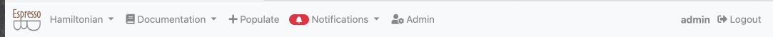 The login view